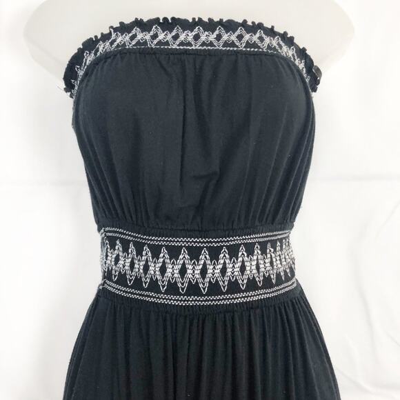 Vintage Dynamite Maxi Dress Womens Small Embroidered Smocked Event Boho Chic Y2K - Picture 3 of 12